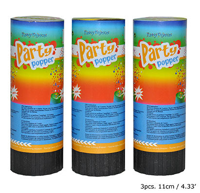 Party popper 3 stuks