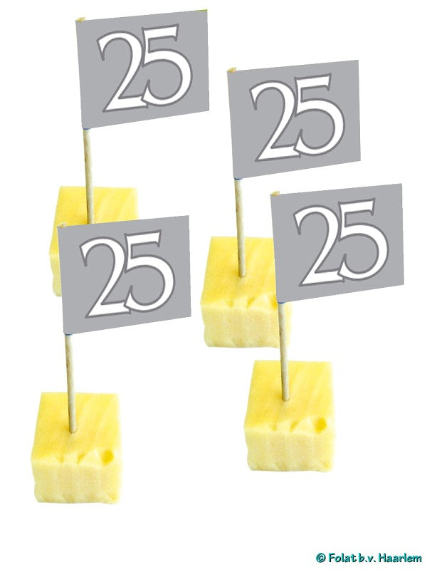 Prikkertjes 25 zilver