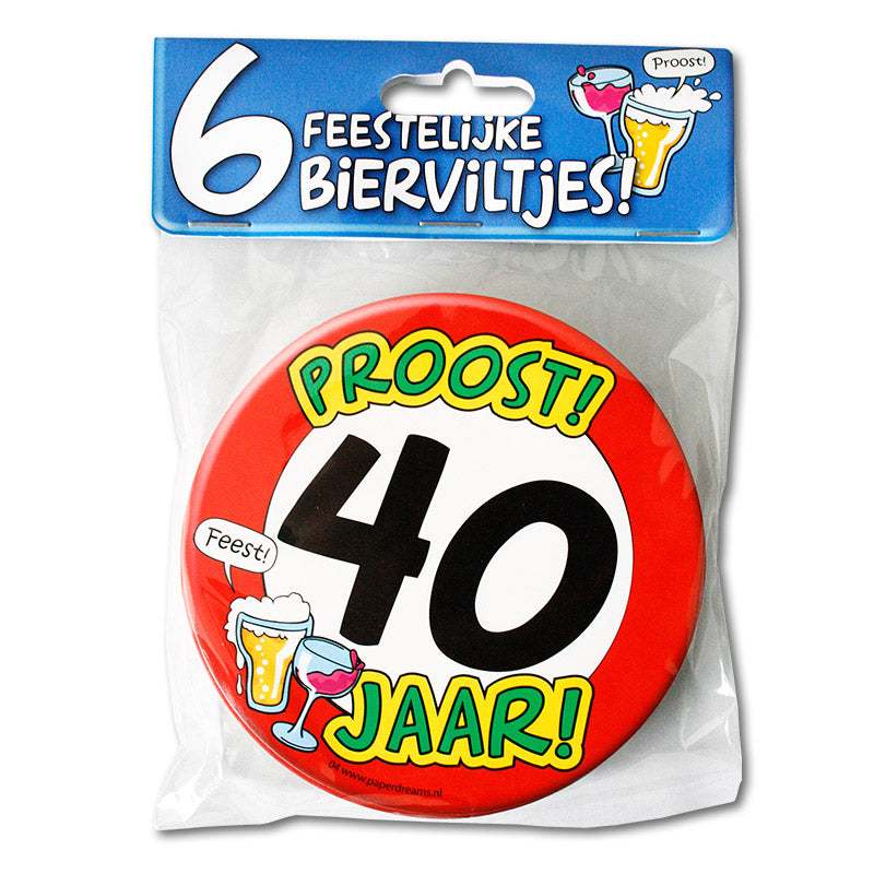 Bierviltjes 40 jaar