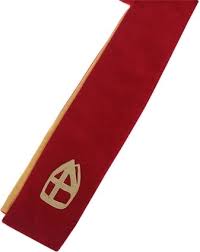Stola los fluweel Sint