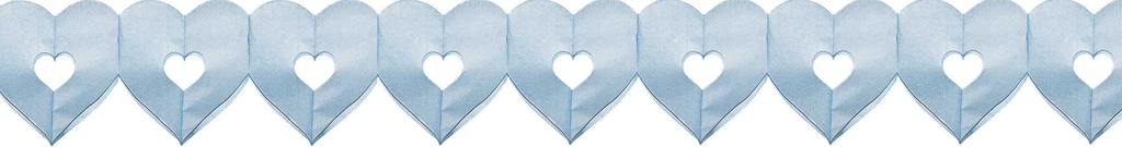 Slinger hart blauw m gat