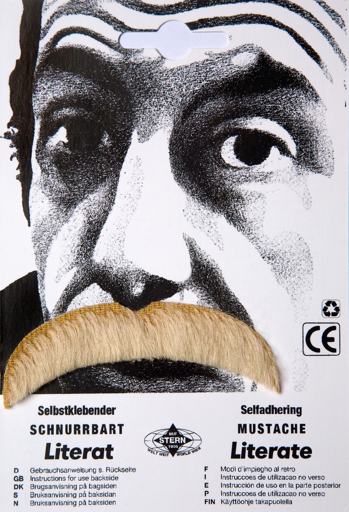 Snor Literat blond