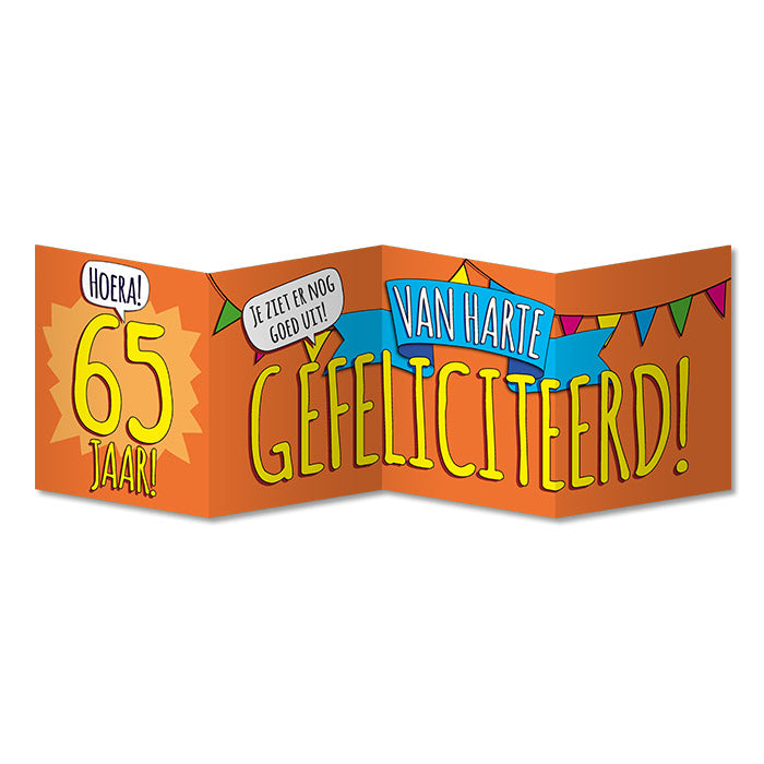 Kaart Surprise 65 jaar