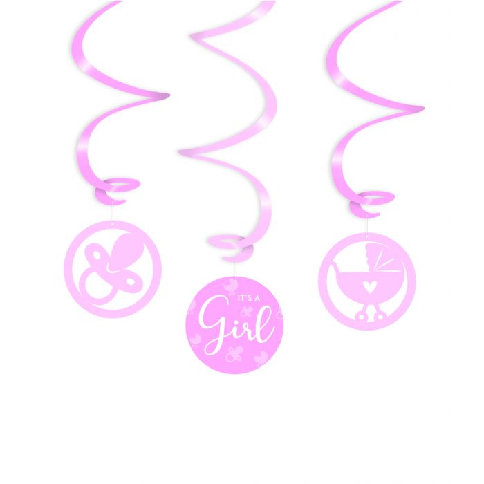 Hangdeco Swirl It's a Girl