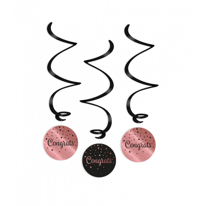 Hangdeco Swirl Roségold/Black-Congr