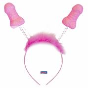 Tiara Penis roze met bont