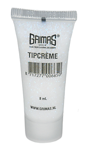 Tipcreme 03 grimas parelmoer blauw