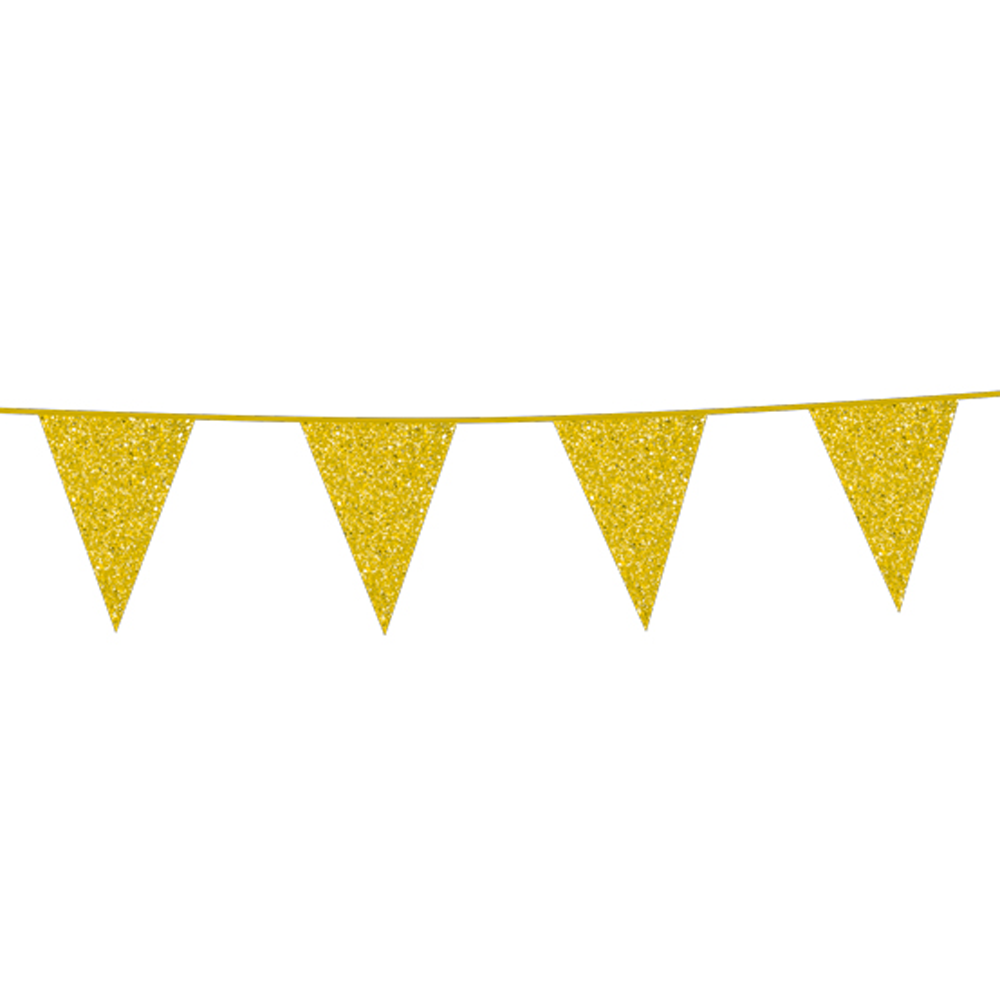 Vlaggenlijn Mini Glitter 6 meter