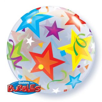 Bubble helium ballon Brilliant Stars