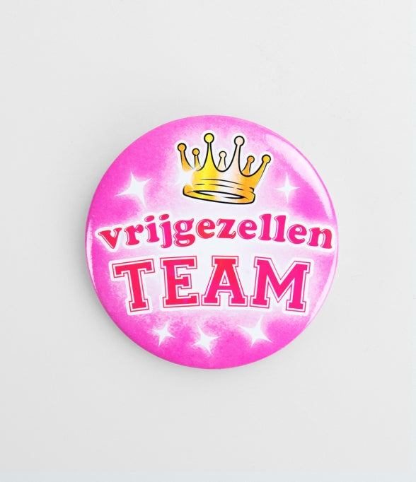 Button XL Vrijgezellen team dames