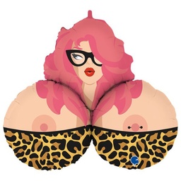 [G72048] Folie helium ballon Shape Mrs. Boobs