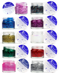 Glittergel 15 ml 10 assorti kleur