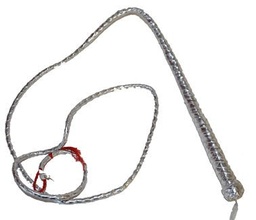 [50595-zilver] Zweep 180 cm Zilver