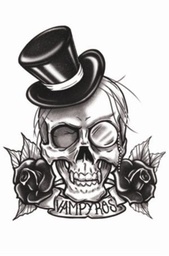 [GTH-215] Tijdelijke Tattoo Goth Vampyros