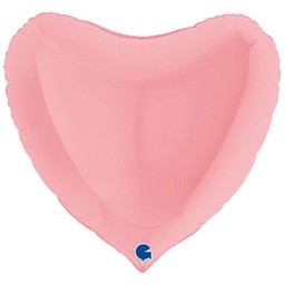 [180M03PK-P] Folie helium ballon hart matte pink / roze