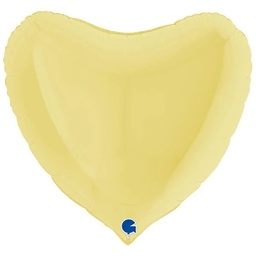 [180M04Y-P] Folie helium ballon hart matte yellow / geel