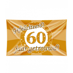 [7036132] Gevelvlag 60 Jaar Getrouwd