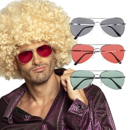 [02533] Party bril retro zilver