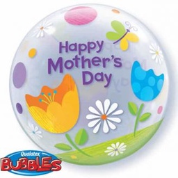 [25192] Bubble helium ballon Happy Mother's Day