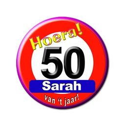 [60147109] Button klein Verkeersbord Sarah