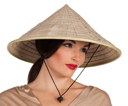 [95453] Chinese rieten hoed