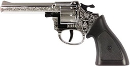 [30334] Cowboy pistool 8 schots chroom