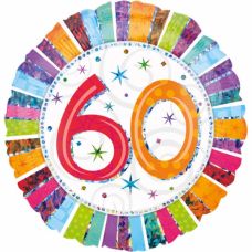 [16072] Folie helium ballon 60 jaar celebrations