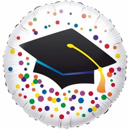 [37716] Folie helium ballon Congratulations dots