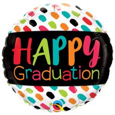 [55839] Folie helium ballon Happy Graduation