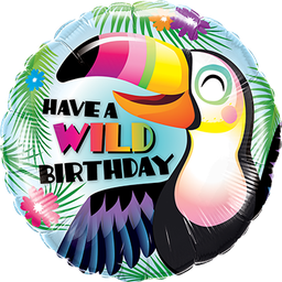 [78660] Folie helium ballon Have a Wild Birthday