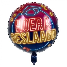 [90603] Folie helium ballon Hoera Geslaagd