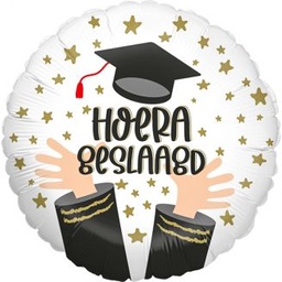 [78147] Folie helium ballon Hoera Geslaagd