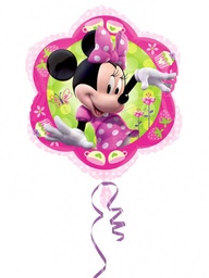 [26437] Folie helium ballon Minnie Mouse bloem