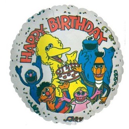 [70045] Folie helium ballon Sesamstraat
