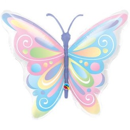 [13598] Folie helium ballon Shape Beautiful Butterfly  101cm