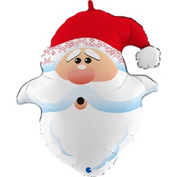 [G72037-P] Folie helium ballon Shape Curious Santa  66cm