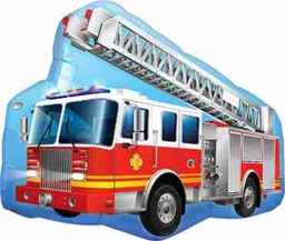 [16466] Folie helium ballon Shape Fire Truck  91cm