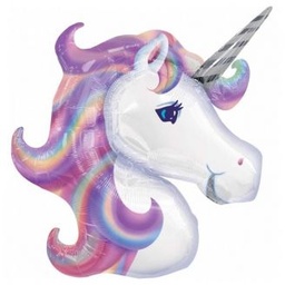 [0990001] Folie helium ballon Shape Unicorn Metallic 81cm