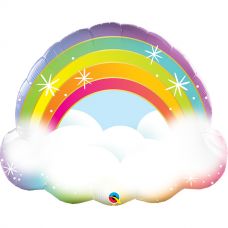 [97538] Folie helium ballon Shape Rainbow Cloud  81cm