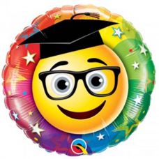 [47407] Folie helium ballon Smiley Graduate