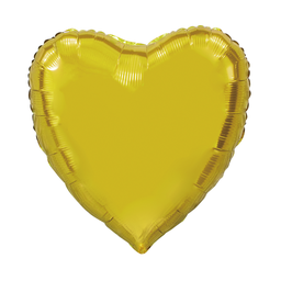[9000] Folie helium ballon Hart goud 92cm