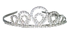 [53316] Kroontje / tiara met steentjes