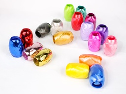 Krullint metallic 20m x 5mm div. kleuren
