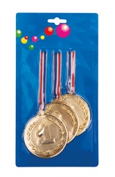 [42056] Medailles "1" , 3 stuks groot