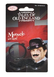[58281] Monocle met snor