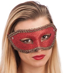 [00749] Oogmasker glitter rood