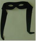 [63.223] Oogmasker zorro zwart met band