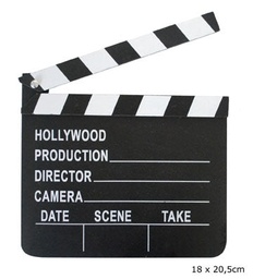 [60341] Film klapbord (regie film)18x20.5cm