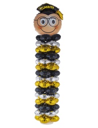 [85866] Ballonpilaar Folie Geslaagd kit