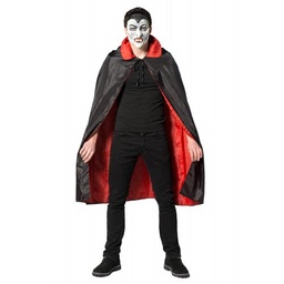 [1179182] Dracula / Vampier cape zwart rood